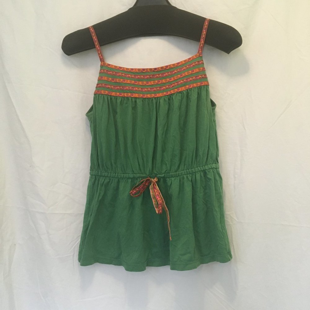 Anthropologie Ric Rac Tank top with Tie Ribbon